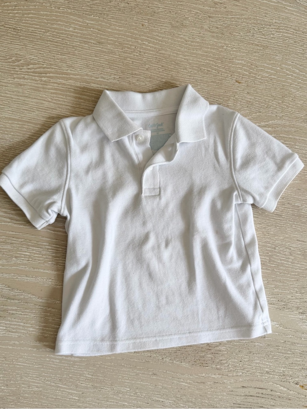Cat & Jack white School uniform Polo, 3T